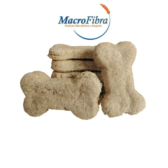 Galletas para Perros Avena Amaranto Cacahuate Macrofibra Integral Alto en Fibra sin Azucar sin Gluten sin Lactosa Macrobiotico E Integral 3 Paq c/10 Pzas