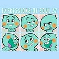 thumbnail image 2 of Men's Soul Expressions of 22  Graphic Tee Light Blue 3X Large, 2 of 4
