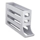 thumbnail image 3 of Porta huevos para refrigerador, 4 niveles, bandeja para huevos, gran capacidad, organizador, automático gris, 3 of 9