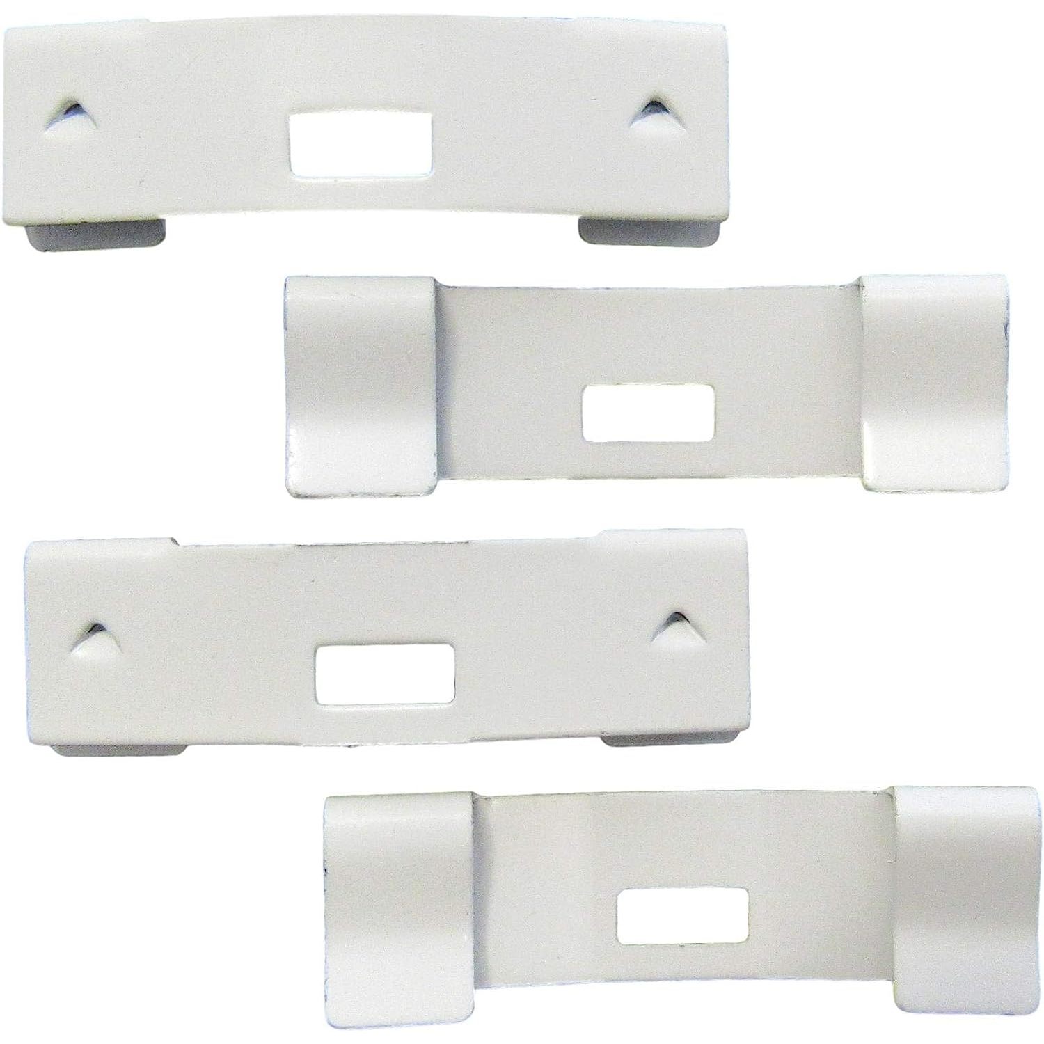 WBTAYB 80 Pieces Vertical Blind Repair White Vane Savers Blind Repair