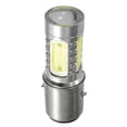 thumbnail image 1 of 12V BA20D H6 4 COB LED White Bulb Light For Motorcycle Bike Moped ATV Headlight, 1 of 5