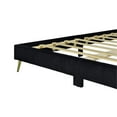 thumbnail image 6 of Better Home Products Vita Solid Wood & Velvet Full Size Platform Bed in Black, 6 of 8