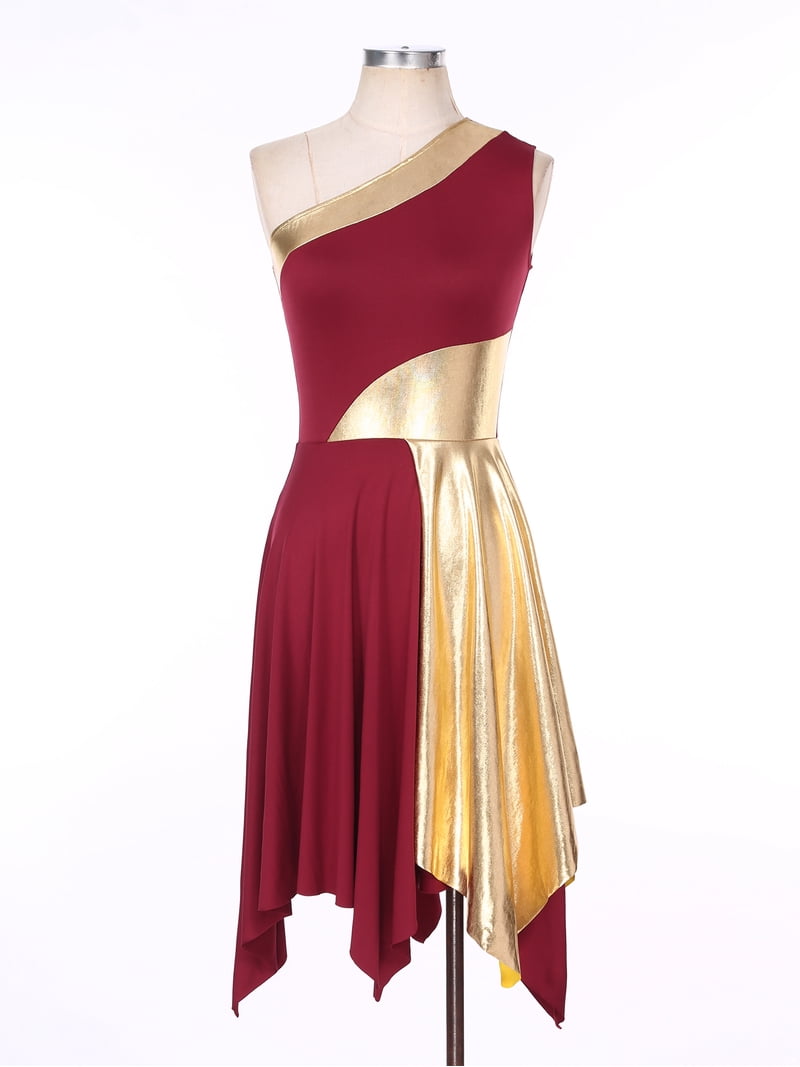 knee length dresses for ladies ZAPAKA Women Halter Holiday Dress With Slit Metallic Burgundy Pleated A  Line Long Prom Dress  ZAPAKA AU