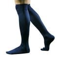 thumbnail image 2 of Walbest 1 Pair Solid Color Sweat Absorbent Long Socks Mens Knee-length Good Elasticity Sports Socks for Outdoor Activities, 2 of 7