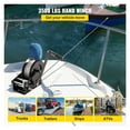 thumbnail image 3 of Hand Winch,3500LBS Capacity Heavy Duty Brake Winch W/ 10m Steel Rope Traction Hoisting Hand Winch For ATVs Boats Trailers ,Powerful Pulling Performance, 3 of 7