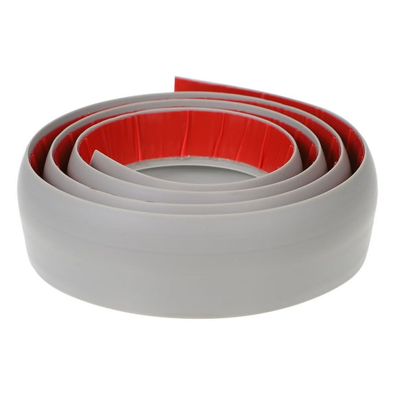 PTOOTP 1Pack Durable Grey PVC Transition Strip for Uneven Floors in Home 39.4x1.4x0.3in