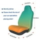 thumbnail image 3 of Balery Orange To Teal Gradient1 Funda de Asiento para Auto con Diseño - Cubierta Frontal Suave y Transpirable con Protector Antideslizante- 1 Unidad, 3 of 5