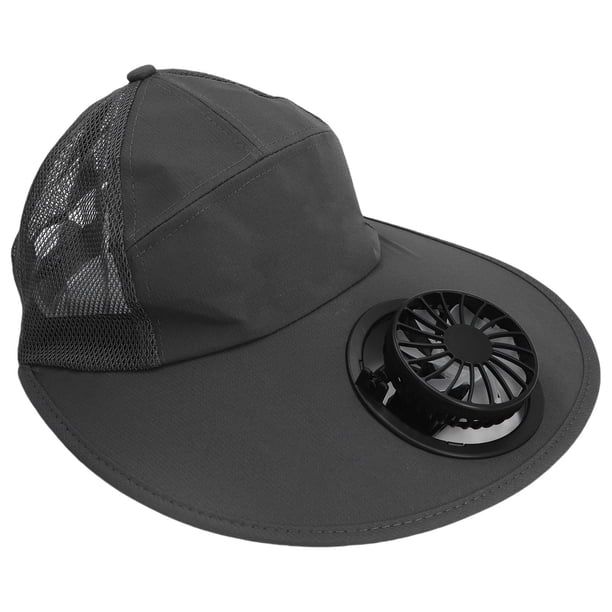 Gorra Parasol, Ala Ancha, 3 Velocidades De Viento, Color Gris Oscuro, Sombrero Para El Sol Para Viajes