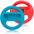 thumbnail image 1 of Switch Joycon Steering Wheel * 2, Joy-Con Racing Wheel Switch JoyCon Handle Steering Wheel Switch Racing Steering Wheel Mario Kart Racing Game Accessories Game Steering Wheel for Switch Joycon, 1 of 7