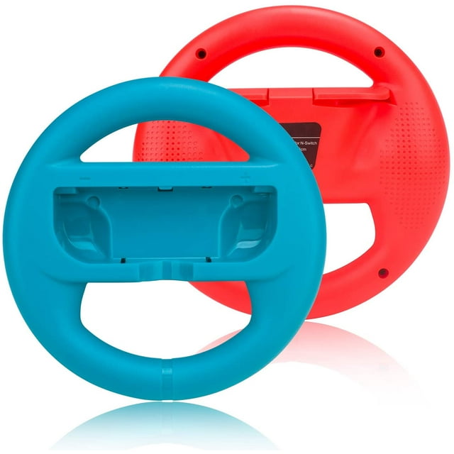 Switch Joycon Steering Wheel * 2, Joy-Con Racing Wheel Switch Joycon Handle Steering Wheel Switch Racing Steering Wheel Mario Kart Racing Game Accessories Game Steering Wheel For Switch Joycon