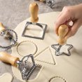 thumbnail image 4 of Emporte-pièces en Alliage pour Cachets de Raviolis, Moule Cannelé pour Pâtes 5 Pcs avec Roue à Pâtisserie, 4 of 10