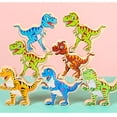 thumbnail image 4 of Dinosaur Stacking Game Wooden Balancing Blocks Educational Toys For Kids Puzzle Logic Training Set 16 Pieces 1.191 Lbs, 4 of 8
