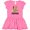 Raspberry with Polka Dots, variant on Inktastic Crappie Fishing I Love Crappies Gift Baby Girl Dress