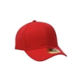 thumbnail image 2 of TopHeadwear Chapeau Ajustable à Crochets et Boucles Structurés, Rouge, 2 of 2