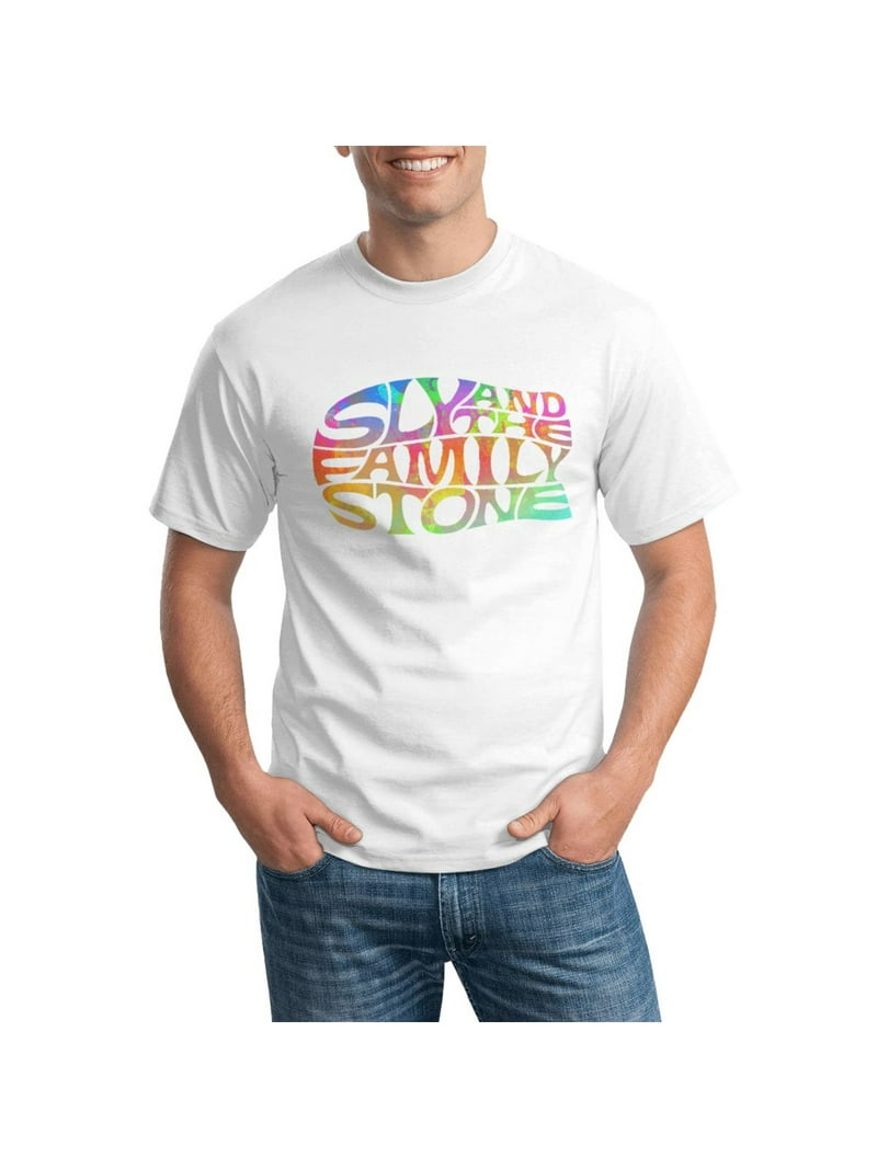 Mens Sly And Family Official Tee Shirts Fashion T X-Large White - Walmart.com