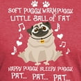 thumbnail image 3 of CafePress - Soft Puggy Warm Puggy T Shirt Men's Deluxe T Shirt - Mens Tri-blend T-Shirt, 3 of 4
