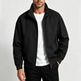 thumbnail image 2 of Outdoor Jackets for Men Thin Sports Waterproof Lightweight Windbreaker Casual Loose Climb Cycling Long Sleeve Hoodless Outwear Jackets with Pockets, 2 of 9