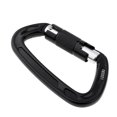 thumbnail image 2 of Mosquetón de Bloqueo Sunnimix 24KN para Rappel Escalada Negro, 2 of 8