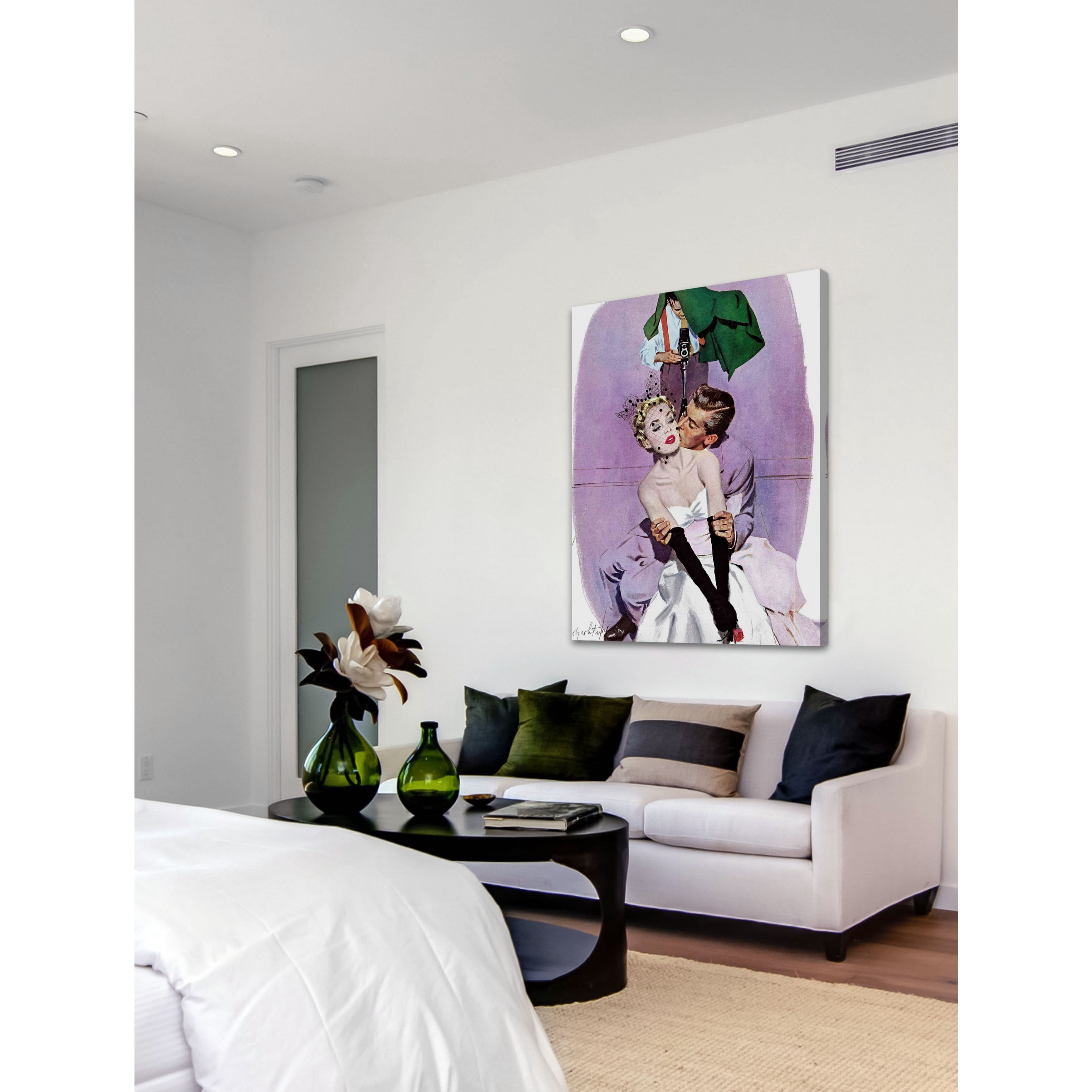 "Love Scene" by Coby Whitmore Painting Print on Canvas