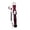 Red, variant on Fish Lip Grabber Tool with Integrated Measuring Scale Heavy Duty Strong Grip Non-Slip Handle Portable Lightweight Design for Saltwater and Freshwater Recreational Fishing