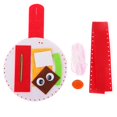 thumbnail image 4 of Bolsas hechas DIY Kit de fieltro artesanal Bolsa de joyería de fieltro de NAVIDAD Monigote de nieve, 4 of 9