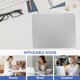 thumbnail image 4 of unbranded Mouse Pad Para Laptop Y Escritorio Color Plata Con Base Antideslizante Y Elegante, 4 of 8