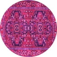 thumbnail image 1 of Ahgly Company Indoor Round Persian Pink Traditional Area Rugs, 8' Round, 1 of 4