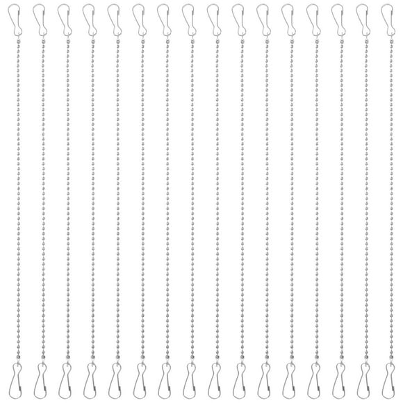 Cadenas colgantes de Metal de 20 piezas con ganchos para comederos de pájaros, maceteros, letreros y decoraciones de jardín para aplicaciones interiores y exteriores