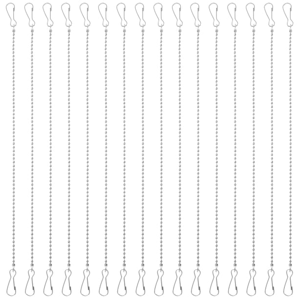 Cadenas colgantes de Metal de 20 piezas con ganchos para comederos de pájaros, maceteros, letreros y decoraciones de jardín para aplicaciones interiores y exteriores