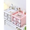 thumbnail image 3 of 1pc Multifunctional Drawer Type Pen Holder Stationery Storage Box With Cute Design Large Capacity For Pens, Scissors, Notes And Other Small Items, 3 of 4