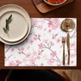 thumbnail image 5 of Pioneer Flower Floral Print Pattern Summer Placemats Table Placemats Set Of 4-Linen Kitchen Washable Placemats Table Mats 12x18 Inch Non-Slip Heat Resistant, 5 of 5