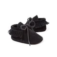 thumbnail image 4 of Lavaport Newborn Baby Boy Girl Moccasins Shoes Fringe Soft Soled Non-slip Footwear Crib Shoes PU Suede Leather First Walker Shoes, 4 of 5