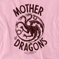 thumbnail image 2 of Game of Thrones Mother of Dragons Unisex Adult T-Shirt, Pink, Medium, 2 of 6