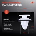thumbnail image 3 of A-Premium 20PCS Nylon Fender Wheel Opening Moulding Retainer with Sealer Clips Compatible with Mazda CX-5 2013-2016, 3 2015-2017, CX-9 2016-2017, CX-3 2016-2017 - for 10.8mm Hole, 3 of 9