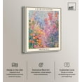 thumbnail image 2 of La Vie en Fleurs Canvas Monet Inspired Poster by Art Remedy, Silver Frame, 30" x 36", 2 of 7