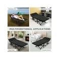 thumbnail image 6 of Detachable Soft Pad  Folding Camping Cot for Adults, Heavy Duty Outdoor Bed with Durable Frame, Carry Bag Included, Ideal for Multiple Uses (Supports 900 lbs, Quick Open, 6 of 6