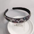 thumbnail image 1 of New Rhinestone Hairband Hairpin Super Flash  Hair Accessories  Leopard Full  Hairband Rhinestone Headband, 1 of 7