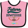 thumbnail image 3 of Inktastic Future Bow Fisher Hunting Fishing Boys Baby Bib, 3 of 4