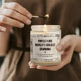 thumbnail image 4 of Shqiueos Jar Candle, Coolest Grandma, Lavender Scented, Rustic, 7 Oz, Up to 35 Hours Burn, 4 of 8