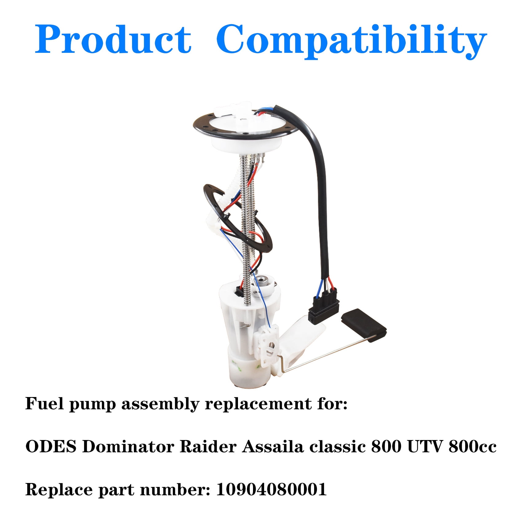 LABLT Fuel Pump Replacement for ODES Dominator Raider Assaila Classic 800 UTV 800cc 10904080001