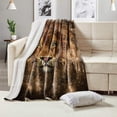 thumbnail image 2 of Super Soft Flannel Fleece Throw Blanket, Lightweight Sherpa Blankets Comfortable Bed Throws 3D Printed Blanket for Couch/Chair/Sofa/Bed/Dorm/Bedroom/Home (Wood Plank American Us Flag), 2 of 5