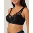 thumbnail image 4 of Sujetador, Sujetador de talla grande para mujer Cobertura completa Bralettes cómodos sin aros Tomshoo 52E, 4 of 7