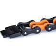 thumbnail image 4 of Stainless Steel Mens Bracelet Bike Chain Wide Motorcycle Heavy Bangle Man Jewelry (Orange), 4 of 5