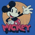 thumbnail image 2 of Toddler's Mickey & Friends Retro Mickey Mouse  Graphic Tee Royal Blue 2T, 2 of 3