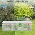 thumbnail image 2 of 6x2 FT Heavy Duty Polycarbonate Greenhouse - Walk-in Aluminum Frame Greenhouse with Sliding Doors, Roof Vent & Raised Base - All Season Outdoor Garden Greenhouse for Backyard, Patio, 2 of 6