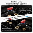thumbnail image 5 of 2026 New Car Battery Power Cut-Off Switch Breaker, Adjustable Battery Disconnect Switch Pure Copper Stable Transmission High Conductivity 12v-24v Disconnect Switch Smart, 5 of 9