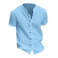 thumbnail image 4 of Men's Summer Short Slim Fit Fashion Breathable Men's Shirt XL, 4 of 5