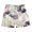 Ginkgo Leaves and Petals, variant on Kids' Beach Pants Comfortable Swim Trunks Abstract Pink Floral Pattern Shorts for Pool Vacation and Lounge Wear 2T