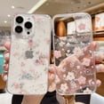 thumbnail image 2 of Funda de flores de estrellas brillantes para Iphone 14 13 12 11 Pro XS Max Mini X XR 7 8 Plus SE2, funda de Tpu suave transparente ultrafina Tan Jianjun unisex, 2 of 2