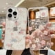 thumbnail image 2 of Funda de flores de estrellas brillantes para Iphone 14 13 12 11 Pro XS Max Mini X XR 7 8 Plus SE2, funda de Tpu suave transparente ultrafina Tan Jianjun unisex, 2 of 2
